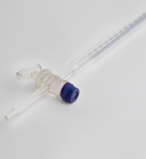 زجاجة ميكروبوريت للتحليل المختبري 25 ml