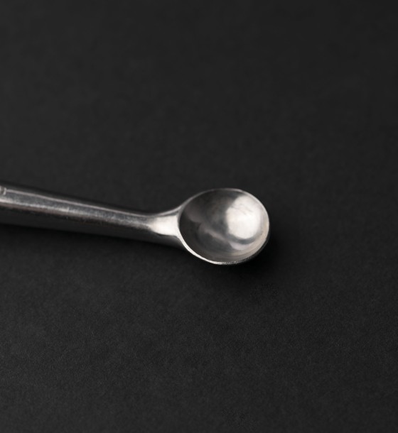 An olive Spoon (Stainless Steel) size 6