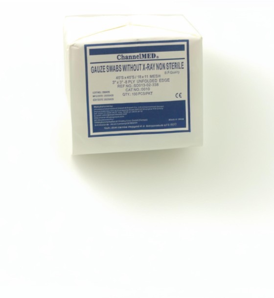 ChannelMED GAUZE SWABS 3"X3