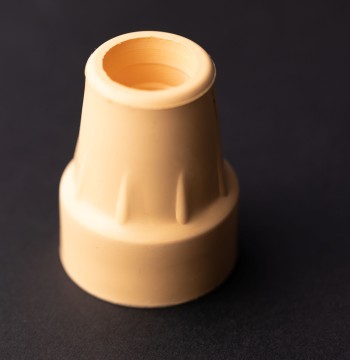 رأس العكاز الطبية باللون الأصفر