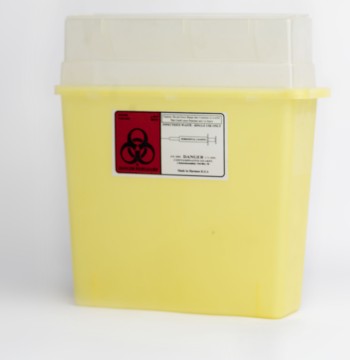 Needles waste bin